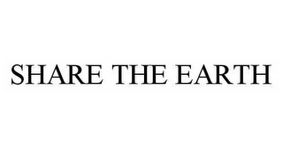 SHARE THE EARTH Trademark Image